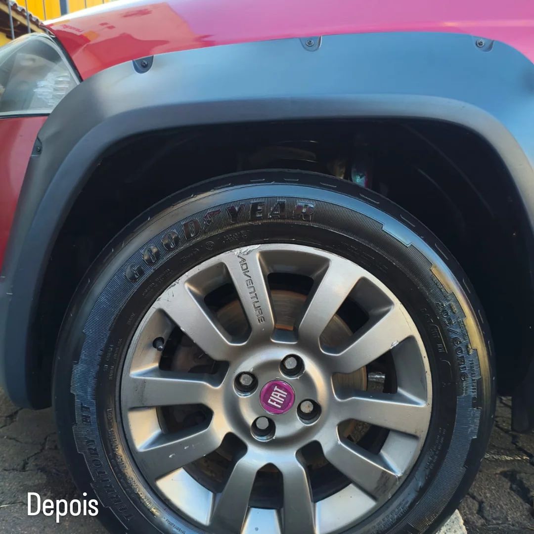 Roda depois da limpeza